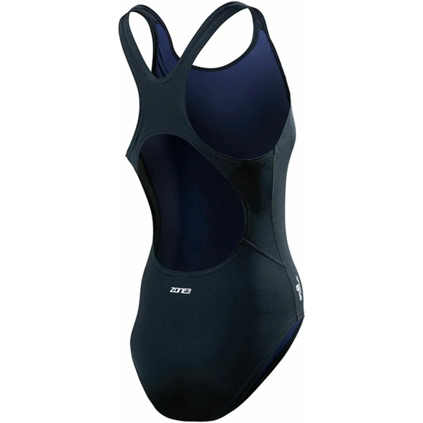 2025 ZONE3 Womens OWS Renew Classic One-Piece Swim Suit SW22WOWSC101 - Black